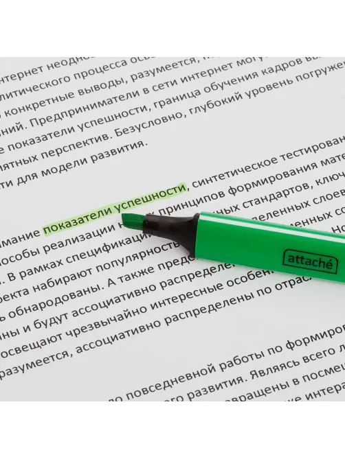 Набор текстовыделителей ATTACHE набор 4цв. 1-4 мм треугольный