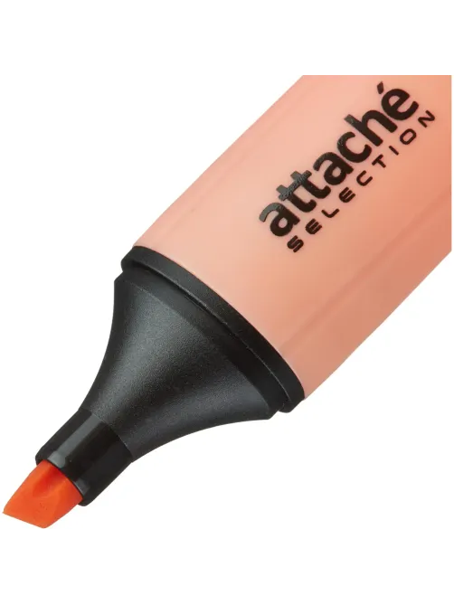 Маркер текстовыделитель Attache Selection Pastel 1-5 мм оранжевый
