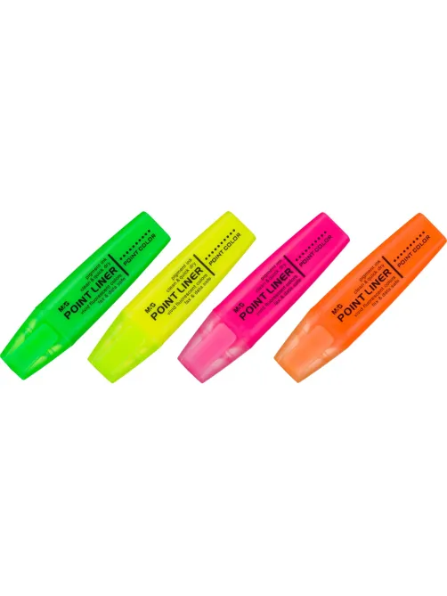 Набор текстовыделителей M&G 1-5мм 4цв AHM21576