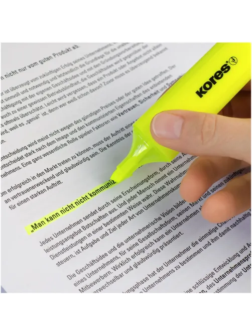 Набор текстовыделителей KORES набор 4цв. 36140.02