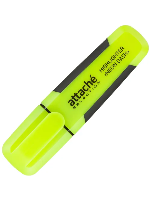 Маркер текстовыделитель Attache Selection Neon Dash 1-5мм желтый HL7010