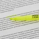 Маркер текстовыделитель желтый 1-3,9мм