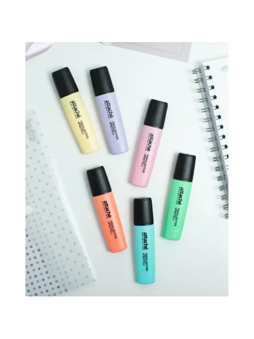 Маркер текстовыделитель Attache Selection Pastel 1-5 мм желтый