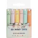 Набор текстовыделителей M&G SO MANY CATS  мини 6 паст цв AHM22575