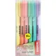 Набор текстовыделителей KORESHIGHLINER PASTEL6ц 1-4ммскош нак36246