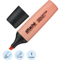 Маркер текстовыделитель Attache Selection Pastel 1-5 мм оранжевый
