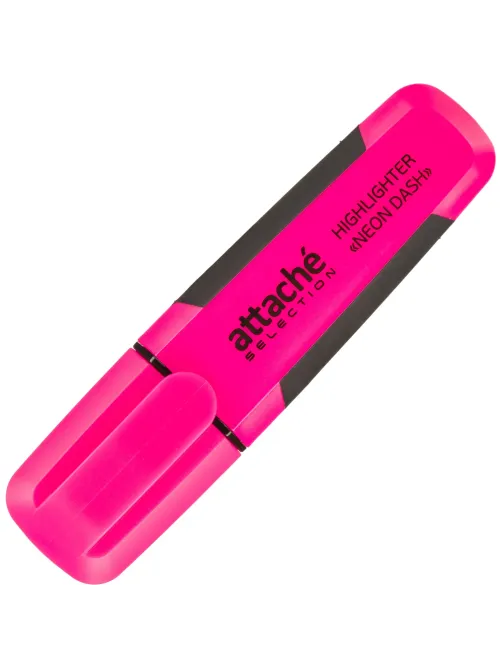 Маркер текстовыделитель Attache Selection Neon Dash 1-5мм розовый HL7010