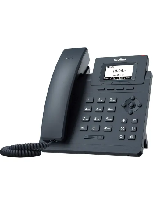 IP-телефон Yealink SIP-T30P, 1 аккаунт, PoE, без БП