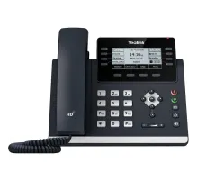 Телефон Yealink (SIP-T43U)12 аккаунтов, 2 порта USB, BLF, PoE, GigE, без БП