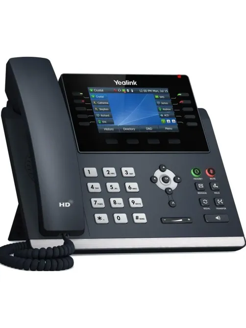 Ip-телефон Yealink SIP-T46U,2 порта USB, 16 аккаунтов,BLF,PoE,GigE,без БП