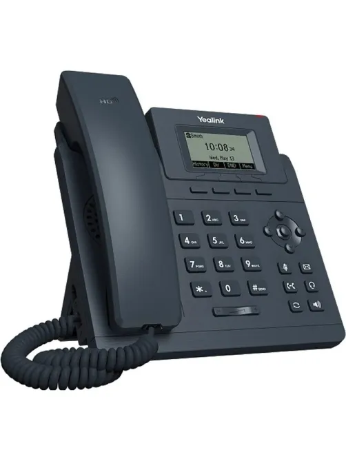 Телефон SIP Yealink SIP-T30P черный. БП в комплекте