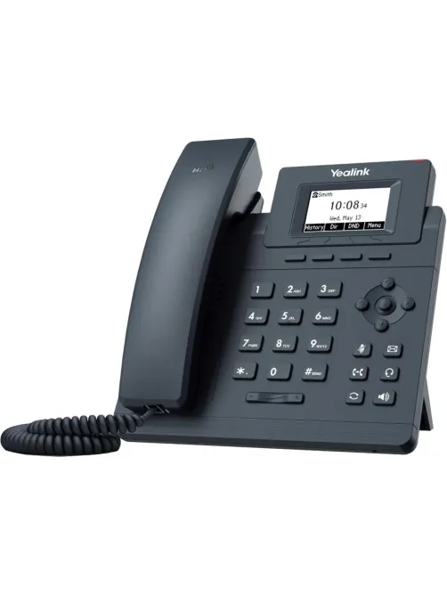 Телефон SIP Yealink SIP-T30P черный. БП в комплекте