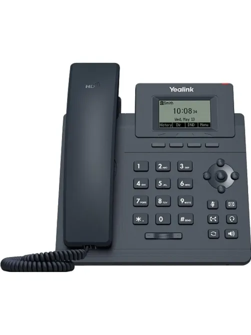 Телефон SIP Yealink SIP-T30P черный. БП в комплекте