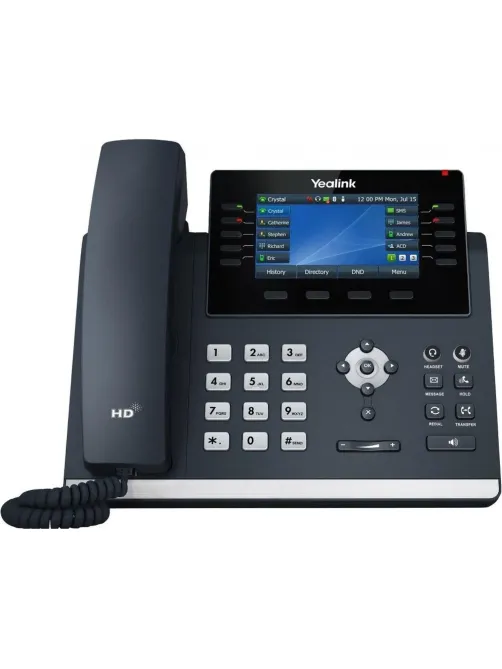 Ip-телефон Yealink SIP-T46U,2 порта USB, 16 аккаунтов,BLF,PoE,GigE,без БП