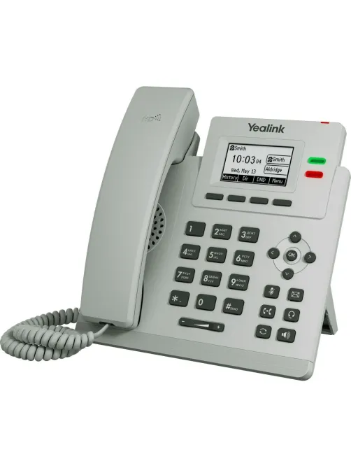 IP-телефон Yealink SIP-T31P Light Gray, цвет светло-серый, 2 аккаунта, PoE