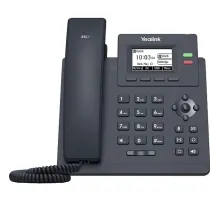 IP-телефон Yealink SIP-T31P, 2 аккаунта, PoE, без БП