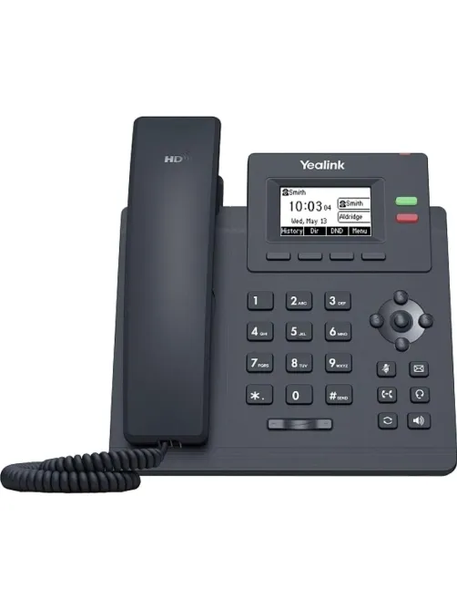 IP-телефон Yealink SIP-T31P, 2 аккаунта, PoE, без БП