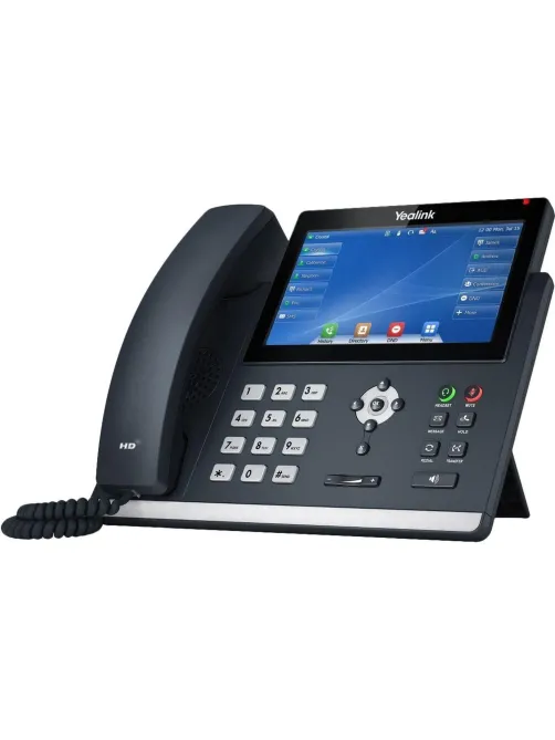 IP-телефон Yealink SIP-T48U, цв экран, 2 USB, 16 аккаун., PoE, GigE, без БП