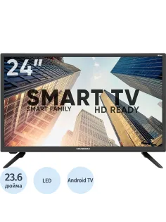 Телевизор Soundmax SM-LED24M09S(черный), HD Ready, смарт (Android)