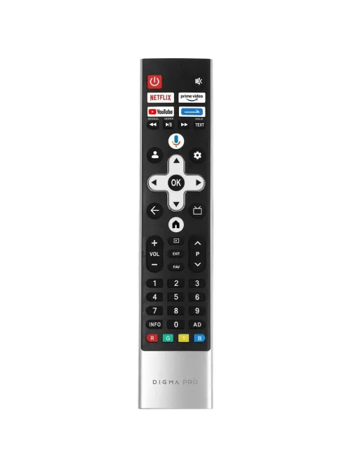 Телевизор Digma Pro 55L, QLED, UHD, Smart (Google TV)