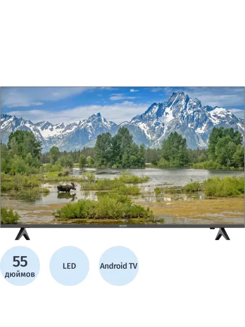 Телевизор Econ EX-55US007B, UHD, смарт