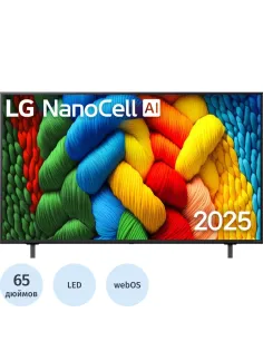 Телевизор LG 65NANO80A6B.ARUG