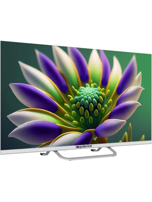 Телевизор 32 Topdevice TDTV32CS04H_WE, HD ready, смарт (WildRed) белый
