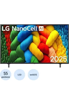Телевизор LG 55NANO81A6A.ARUG