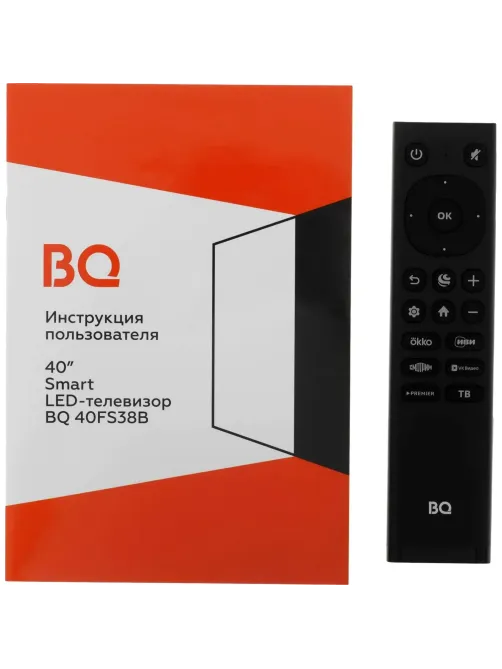 Телевизор BQ 40FS38B, FHD ready, смарт (Салют ТВ)