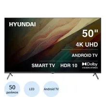 Телевизор Hyundai H-LED50BU7009, UHD, смарт (Android TV)