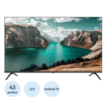 Телевизор BQ 43FS38B, FHD, смарт (Android)