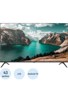 Телевизор BQ 43FS38B, FHD, смарт (Android)