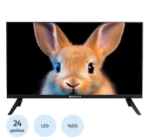 Телевизор Topdevice TDTV24ES13H_BK, HD ready, смарт (Яндекс)