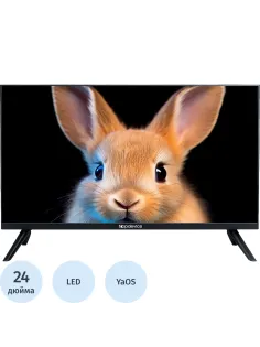 Телевизор Topdevice TDTV24ES13H_BK, HD ready, смарт (Яндекс)