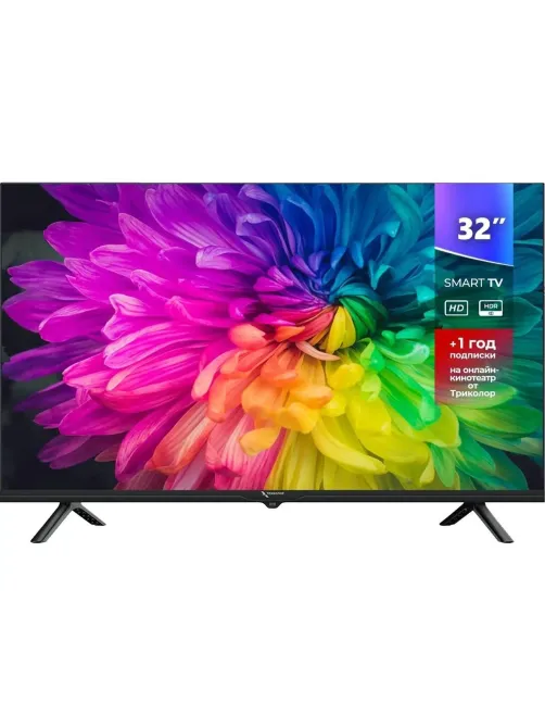 Телевизор Триколор H32H5000SA, SMART TV, 32', черный