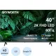 Телевизор Skyworth 40E55G, FHD Smart