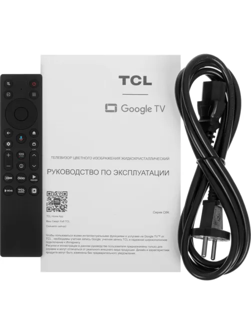 Телевизор TCL 55C6K, Mini LED, смарт