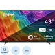 Телевизор Digma DM-LED43SBB33, FHD, смарт (Яндекс.ТВ)