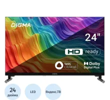 Телевизор Digma DM-LED24SBB32, HD ready, смарт (Яндекс.ТВ)