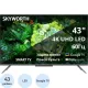 Телевизор Skyworth 43G66G, UHD Smart