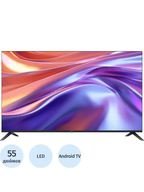 Телевизор Триколор H55U5500SA, SMART TV, 55', Ultra HD, 4K, черный
