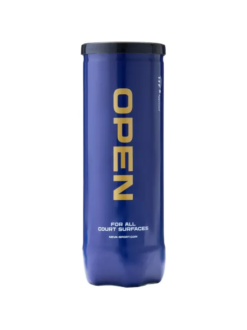 Мяч теннисный NS OPEN X3, уп.3 шт,одобр.ITF, сукно, нат.резина,желтый, UAA1