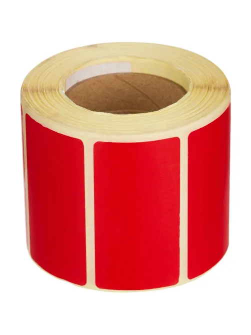 Термоэтикетки ЭКО 58x30, красная, вт.40, 700шт/рул