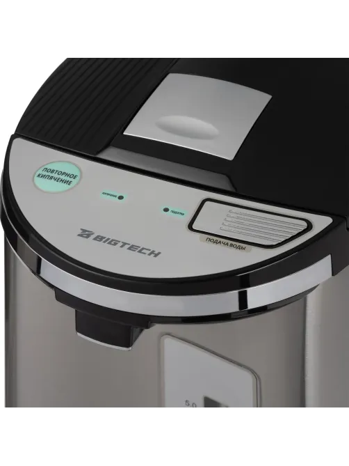 Термопот BigTech APTP-303, 5л, 750 Вт, металл/черный