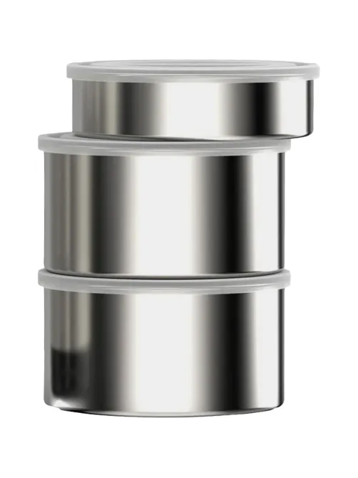 Термос с широкой горловиной, с 3-мя метал.контейнерами, 2.0 л NR2000