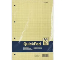 Сменный блок Блокнот 60л,кл,А4,Yellow Pad,склейка,тон.блок 70г/м