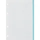 Сменный блок для тетрадей на кольцах, BeSmart А5 120л клетка Цветной N001d