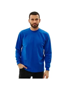 Толстовка 100% хб (240г) без капюшона, цв.васильковый, размер XL