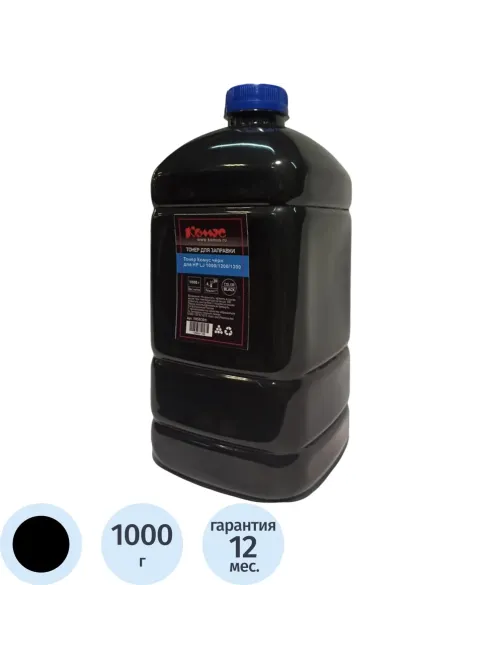 Тонер Комус чер. для HP LJ 1000/1200/1300  (1000 г)
