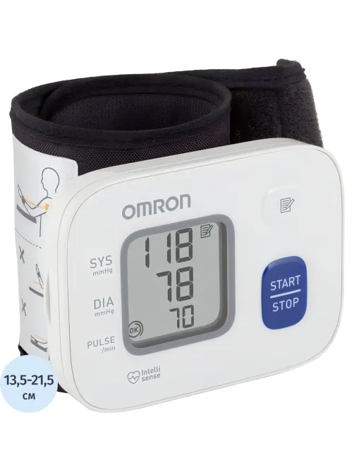 Тонометр OMRON RS2 на запястье с поверкой